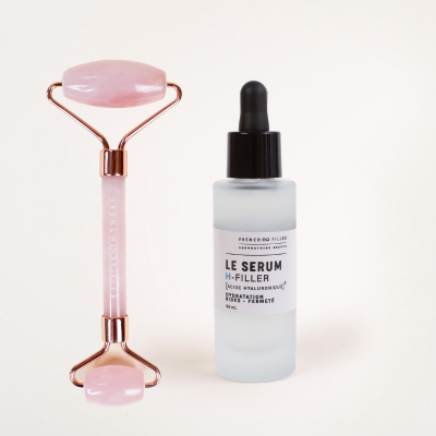 cosmeceutique skincare acide hyaluronique serum booster quartz  rose yoga