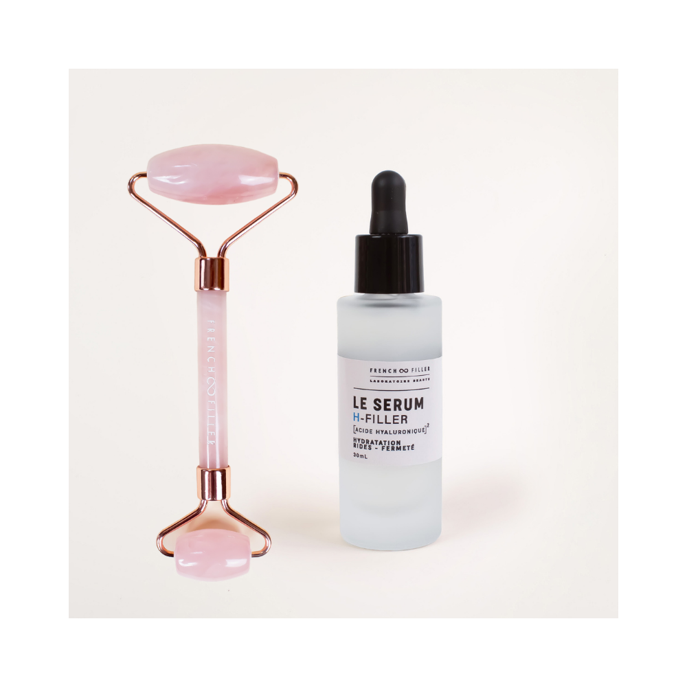 cosmeceutique skincare acide hyaluronique serum booster quartz  rose yoga