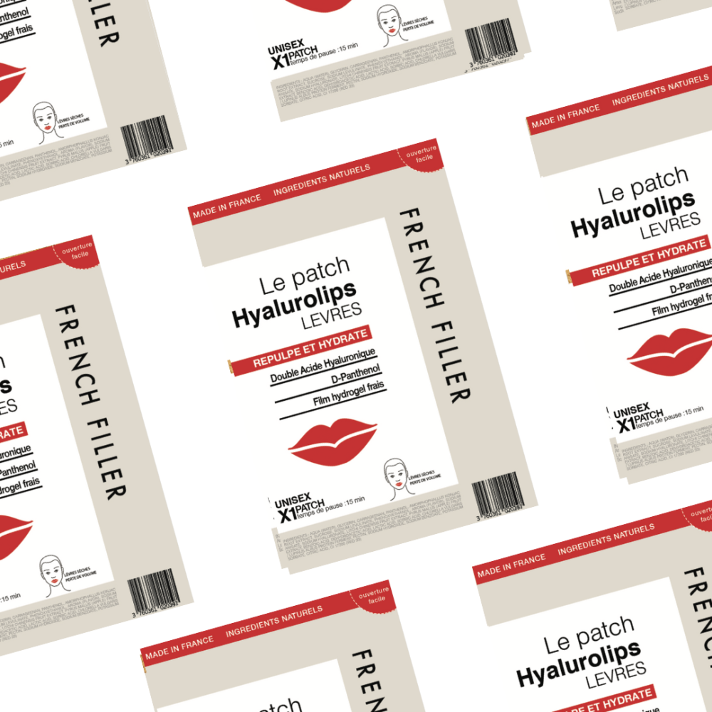 patch lèvre French Filler hydratant repulpant volume injection lèvres hyaluronic lips