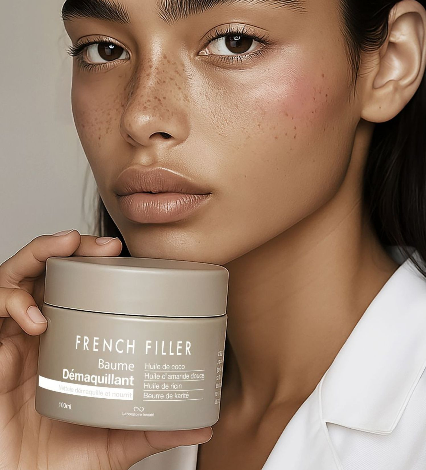 baume démaquillant double nettoyage huile de coco