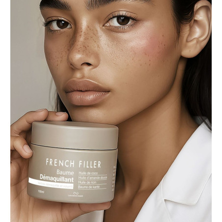 baume démaquillant double nettoyage huile de coco due nettoyant
