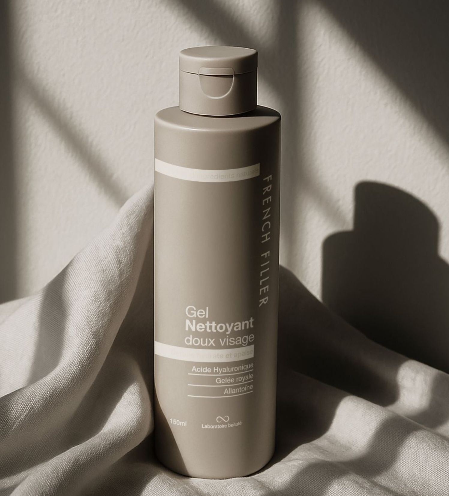 gel nettoyant doux hydratant acide hyaluronique gelée royale allantoin double nettoyage