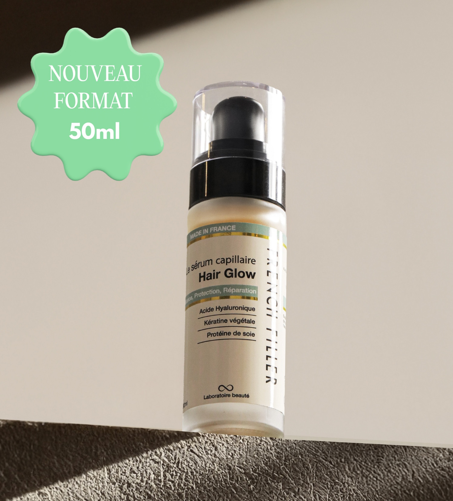 hair glow serum cheveux brillance reparation thermoprotecteur